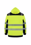 Korntex Hi-Vis Softshell Safety Jacke Copenhagen, Signal Yellow/Black S, KX812 – Bild 4