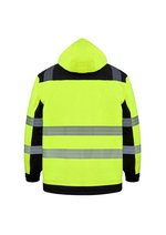 Korntex Hi-Vis Softshell Safety Jacke Copenhagen, Signal Orange/Black XL, KX812 – Bild 4