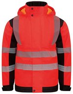 Hi-Vis Softshell Safety Jacke Copenhagen – Signal Red/Black