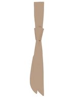 Karlowsky Serviceschleife Catering 2023, Polyester-Baumwolle, Anthracite (ca. Pantone 7540C) 94 x 5 cm, KY001 – Sand (ca. Pantone 7529C)