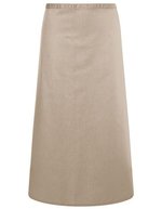 Karlowsky Bistroschürze Ibiza aus Polyester-Baumwolle, Anthracite (ca. Pantone 7540C) 110 x 90 cm, KY005 – Sand (ca. Pantone 7529C)