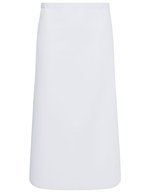 Karlowsky Bistroschürze Ibiza aus Polyester-Baumwolle, Anthracite (ca. Pantone 7540C) 110 x 90 cm, KY005 – White
