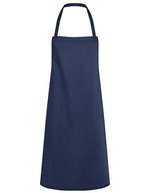 Karlowsky Latzschürze Faro aus Köpergewebe, White 75 x 95 cm, KY006 – Navy (ca. Pantone 533C)