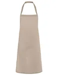 Karlowsky Latzschürze Faro aus Köpergewebe, Anthracite (ca. Pantone 7540C) 75 x 95 cm, KY006 – Sand (ca. Pantone 7529C)