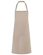 Karlowsky Latzschürze Faro aus Köpergewebe, White 75 x 95 cm, KY006 – Sand (ca. Pantone 7529C)