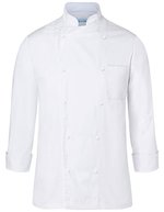 Karlowsky Kochjacke Basic mit Brusttasche Weiß in – White