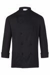 Karlowsky Chef's Jacket Basic with Chest Pocket Cotton, Black (ca. Pantone 419C) 3XL, KY009 – image 3