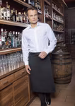 Karlowsky Grembiule da Bistrot Basic in Tessuto Twill in, x 75, KY011 – Blue (ca. Pantone 7686C)