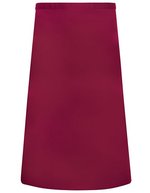 Karlowsky Bistroschürze Basic aus Köpergewebe in, x 75, KY011 – Bordeaux (ca. Pantone 209C)