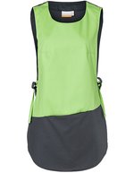 Überwurfkasack Bea mit Brustabnähern – Apple (ca. Pantone 7486C)/Anthracite (ca. Pantone 7540C)