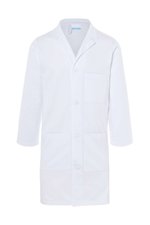 Karlowsky Herrenmantel Basic aus 100% Baumwolle, White S, KY015 – Bild 3