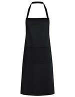 Karlowsky Latzschürze Denmark aus strapazierfähigem Köpergewebe – Black (ca. Pantone 419C)