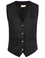 Karlowsky Damenweste Lena mit Taillenbandanpassung – Black (ca. Pantone 419C)
