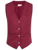 Karlowsky Damenweste Lena mit Taillenbandanpassung – Bordeaux (ca. Pantone 209C)