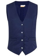 Karlowsky Damenweste Lena mit Taillenbandanpassung – Navy (ca. Pantone 533C)