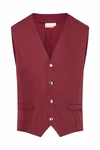 Karlowsky Gilet pour homme Kai en tissu sergé, Black (ca. Pantone 419C) 46, KY035 – image 3
