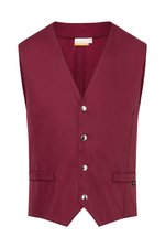 Karlowsky Herrenweste Kai aus Köpergewebe, Bordeaux (ca. Pantone 209C) 46, KY035 – Bild 3