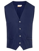 Karlowsky Herrenweste Kai aus Köpergewebe – Navy (ca. Pantone 533C)