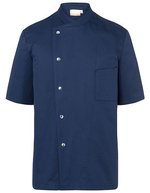 Karlowsky Kochjacke Gustav mit Druckknopfverschluss – Navy (ca. Pantone 533C)