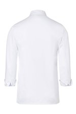 Karlowsky Basic Kochjacke mit Brusttasche, White XS, KY038 – Bild 4