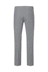 Karlowsky Kochhose Basic im Pepitadesign Baumwolle, Black (ca. Pantone 419C)/White XS, KY040 – Bild 4