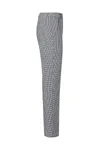 Karlowsky Kochhose Basic im Pepitadesign Baumwolle, Black (ca. Pantone 419C)/White XS, KY040 – Bild 6