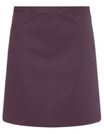 Karlowsky Basic Vorbinder aus Köpergewebe 215 g/m² – Aubergine (ca. Pantone 5185C)