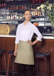 Karlowsky Basic Waist Apron made of Twill Fabric 215 g/m² – Black (ca. Pantone 419C)