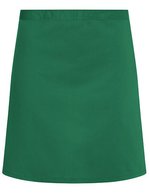 Karlowsky Grembiule da Vita Basic in Tessuto Twill 215 g/m², White 70 x 55 cm, KY047 – Verde foresta (ca. Pantone 554C)