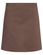 Karlowsky Grembiule da Vita Basic in Tessuto Twill 215 g/m², White 70 x 55 cm, KY047 – Marrone chiaro (ca. Pantone 438C)