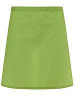 Karlowsky Grembiule da Vita Basic in Tessuto Twill 215 g/m², White 70 x 55 cm, KY047 – Lime (ca. Pantone 4212C)