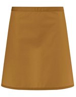 Karlowsky Grembiule da Vita Basic in Tessuto Twill 215 g/m², White 70 x 55 cm, KY047 – Senape (ca. Pantone 146C)