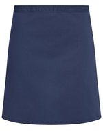 Karlowsky Grembiule da Vita Basic in Tessuto Twill 215 g/m², White 70 x 55 cm, KY047 – Blu navy (ca. Pantone 533C)