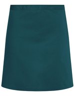 Karlowsky Grembiule da Vita Basic in Tessuto Twill 215 g/m², White 70 x 55 cm, KY047 – Pino Verde (ca. Pantone 4189C)