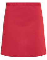 Karlowsky Grembiule da Vita Basic in Tessuto Twill 215 g/m², White 70 x 55 cm, KY047 – Lampone (ca. Pantone 4059C)