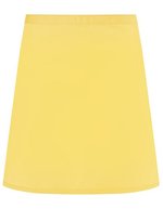 Karlowsky Grembiule da Vita Basic in Tessuto Twill 215 g/m², White 70 x 55 cm, KY047 – Sole Giallo (ca. Pantone 127C)