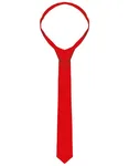 Karlowsky Schmale Krawatte aus Köpergewebe, Navy (ca. Pantone 533C) 148 x 6,5 cm, KY050 – Red (ca. Pantone 186C)