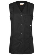 Karlowsky Damenkasack Sara mit V-Ausschnitt – Black (ca. Pantone 419C)