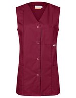 Karlowsky Damenkasack Sara mit V-Ausschnitt – Bordeaux (ca. Pantone 209C)