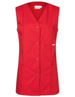 Karlowsky Damenkasack Sara mit V-Ausschnitt – Red (ca. Pantone 186C)