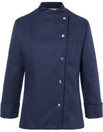 Karlowsky Kochjacke Larissa mit Brusttasche – Navy (ca. Pantone 533C)