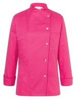 Karlowsky Kochjacke Larissa mit Brusttasche – Pink (ca. Pantone 7636C)