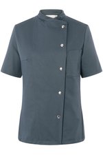 Karlowsky Kochjacke Greta aus Köpergewebe, Anthracite (ca. Pantone 7540C) 34, KY071 – Bild 3