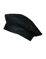 Karlowsky Barettmütze Luka mit Gummizug – Black (ca. Pantone 419C)
