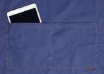 Karlowsky Latzschürze Jeans-Style mit Tasche 2023, Vintage Black (ca. Pantone Cool Grey11C) 71 x 95 cm, KY100 – Bild 4