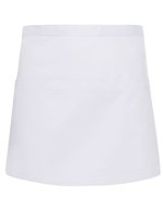 Karlowsky Vorbinder Basic mit Tasche, 215 g/m², Red (ca. Pantone 186C) 60 x 35 cm, KY101 – Blanc