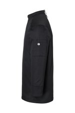 Karlowsky Kochjacke Noah mit verdeckter Knopfleiste, Black (ca. Pantone 419C) 48, KY102 – Bild 4