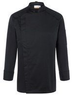 Karlowsky Kochjacke Noah mit verdeckter Knopfleiste – Black (ca. Pantone 419C)