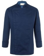 Karlowsky Kochjacke Noah mit verdeckter Knopfleiste – Navy (ca. Pantone 533C)