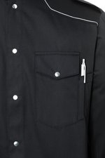 Karlowsky Kochhemd New Identity mit Stehkragen, Black (ca. Pantone 419C) 52, KY103 – Bild 7